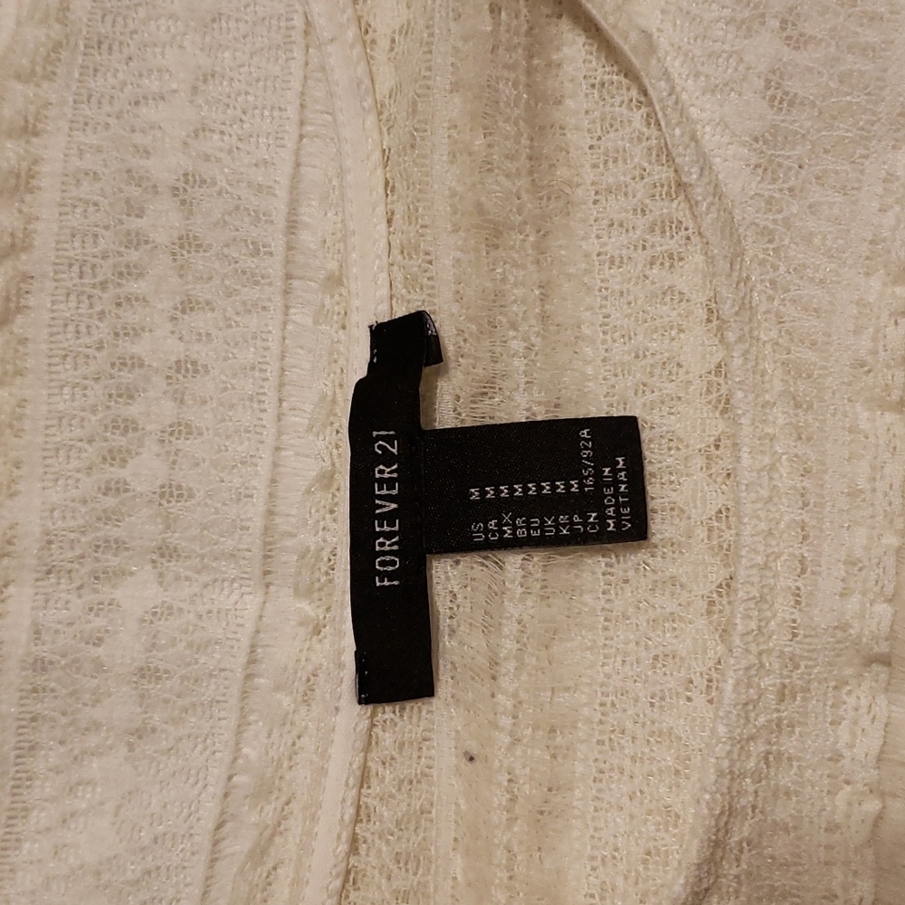 Long sleeve sheer back top